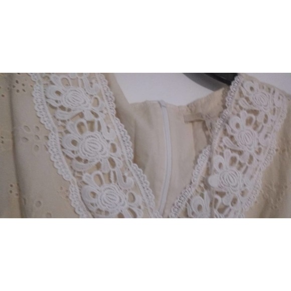 Chelsea & Violet girl  dress with lace front skin color Size S NWT - Picture 3 of 10